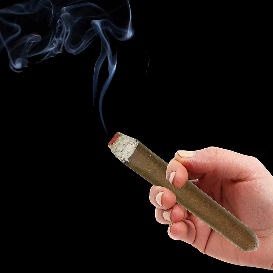 Clesen Gefälschte Zigarre Kostüm weiß Raucher - Bild 3