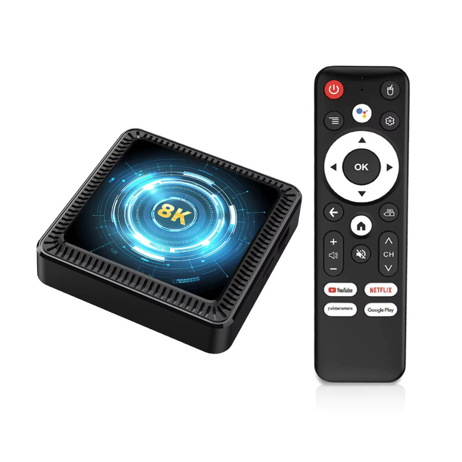 Q19 Smart TV Box Android 16 Media Player mit Allwinner H618, 8 GB RAM, 128 GB oder 256 GB Speicher, 8K Unterstützung, Google Assistant, WiFi 5G und Bluetooth 6.0, Schwarz - Bild 6