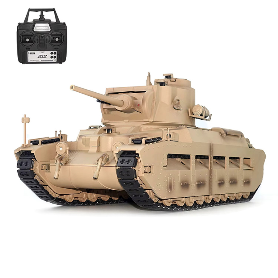 Tongde Militär Panzer Matilda III, RC Modell, 1:16, mit Licht und Sound - Bild 2