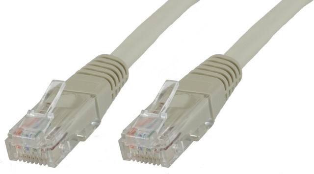 MicroConnect Netzwerkkabel CAT 6 UTP mit RJ-45 Steckern, 50,0 m, Grau - Bild 1