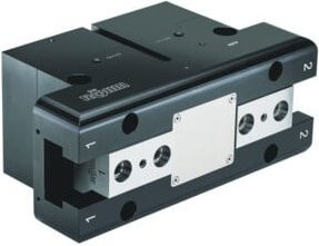 RÖHM Pneumatischer Parallelgreifer RPP-LA250x116 in Schwarz aus Aluminium mit 4xM16 KH45 BH45 - Bild 1