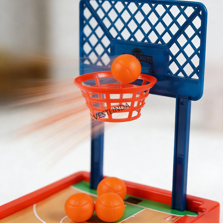 Yiran toy 1 Mini-Schreibtisch-Brettspiel Basketballkorb 2-Spieler-Spiele - Bild 2