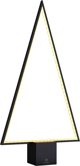 Sompex Pine 2.0 Dimmbare LED-Akkuleuchte in Schwarz mit 66 LEDs und CCT-Funktion - Bild 1