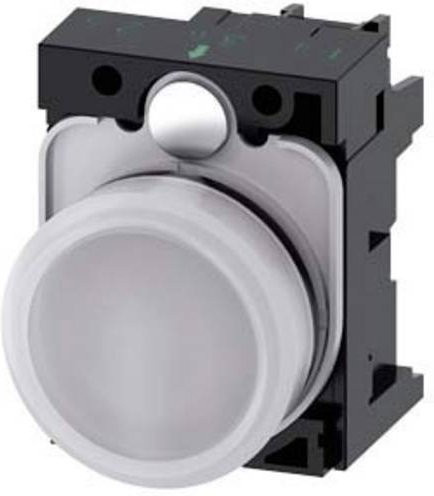 Siemens Leuchtmelder in Weiß aus Kunststoff 3SU1103-6AA60-1AA0 - Bild 1
