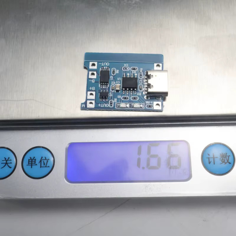 10er Set TP4056 Lithium-Batterie Lade Modul mit Schutzschaltung 5V 1A via Micro USB oder USB-C, Blau - Bild 3