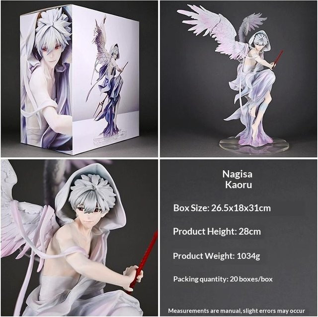 Yiran toy 1 Kaworu Nagisa Neon Genesis Evangelion Figur 28cm - Bild 1