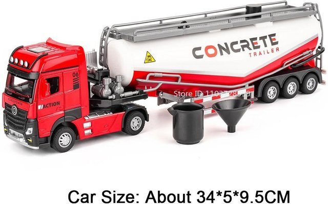 Linyi toy car Schlammpumpenwagen Modell, 1:50, mit Licht und Sound, ab 14 Jahren - Bild 1