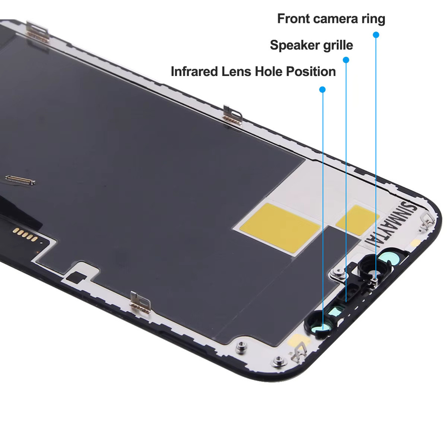 JK OLED-Display mit 3D-Touchscreen-Digitizer-Baugruppe als LCD-Ersatz für iPhone 12 Pro, Farbe: Schwarz, kompatibel mit A2407, A2403, A2172, A2341 - Bild 4