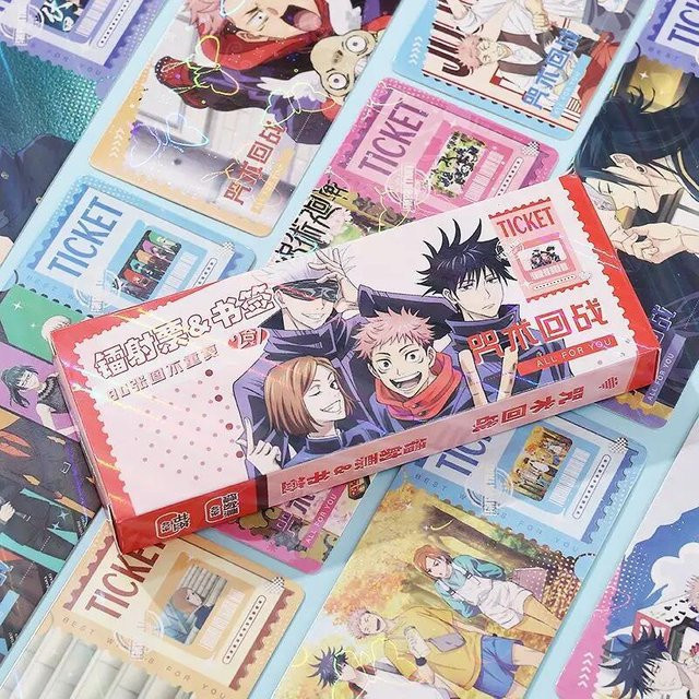 Bandai Jujutsu Kaisen Collection Card Postkarte, 40-teiliges Set - Bild 1