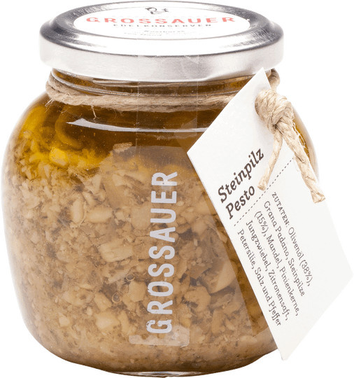 Grossauer Edelkonserven Steinpilz-Pesto 180 g - Bild 1