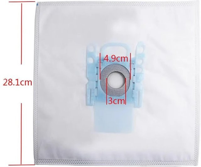 Bosch Mikrofaser Staubbeutel Ersatz Typ G GXXL GXL für MegaAir SuperTex BSG6 BSG7 BSGL3126GB GL30 BBZ41FGXXL in Weiß - Bild 1