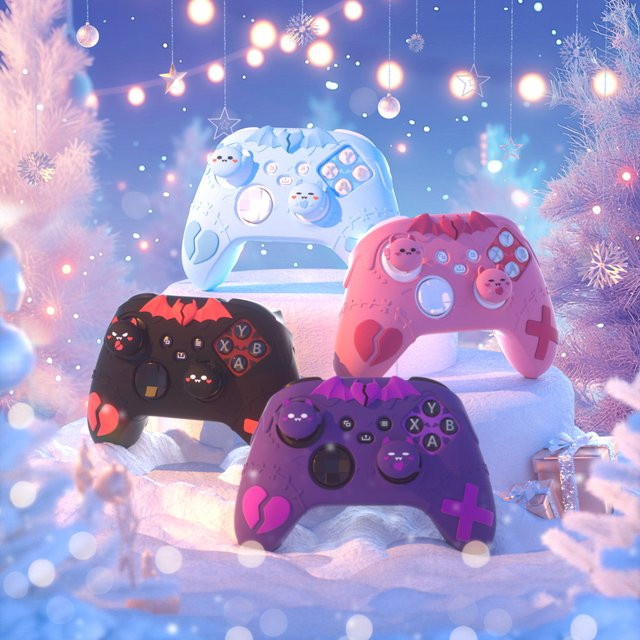 PlayVital Silikonhülle für Xbox Series X & S Controller und Xbox Core Wireless Controller in Lila, Rosa, Blau und Schwarz - Bild 1
