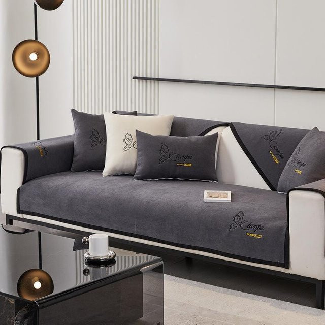 Super Six Chenille Sofakissen mit Anti-Rutsch-Funktion, B/B: 70 x 70 cm - Bild 1