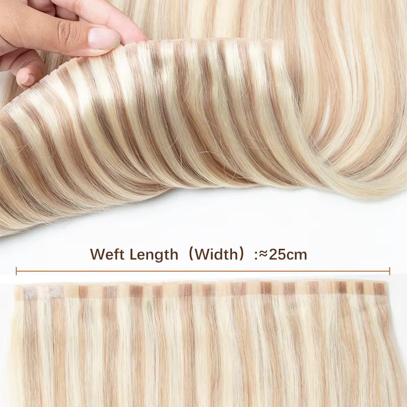 MRSHAIR XO Twin Tabs Echthaar Klebeband, 40–50 g, Unisex - Bild 2