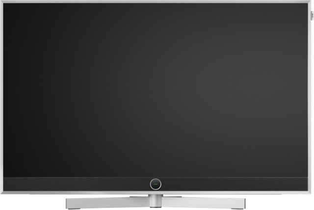 Loewe stellar 48 dr+ OLED Smart-TV 121 cm 4K Ultra HD, 144 Hz, Tizen OS, Alu Brushed/Concrete, Grau - Bild 1