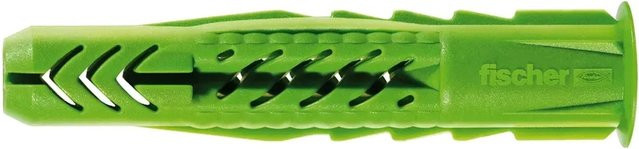 Fischer Universaldübel UX 8 x 50 R Green aus Nylon mit Rand, 40 Stück - Bild 1