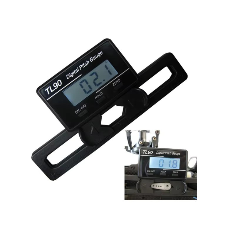 MKronRC TL90 Digital Pitch Gauge, LCD Hintergrundbeleuchtung, Gyro Sensor, Werkzeug - Bild 4