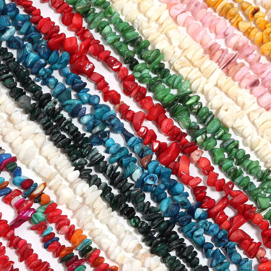 Louleur Abstandsperlen, Muschelperlen, Korallen, Chips - Bild 6