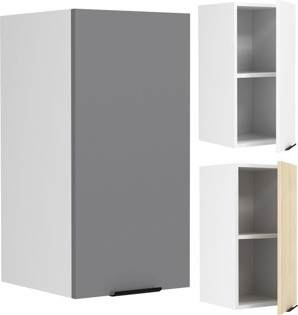 VCM Küchenschrank Fasola hängend mit zwei Fächern und Drehtür, H x B x T: 60 x 30 x 31 cm - Bild 1