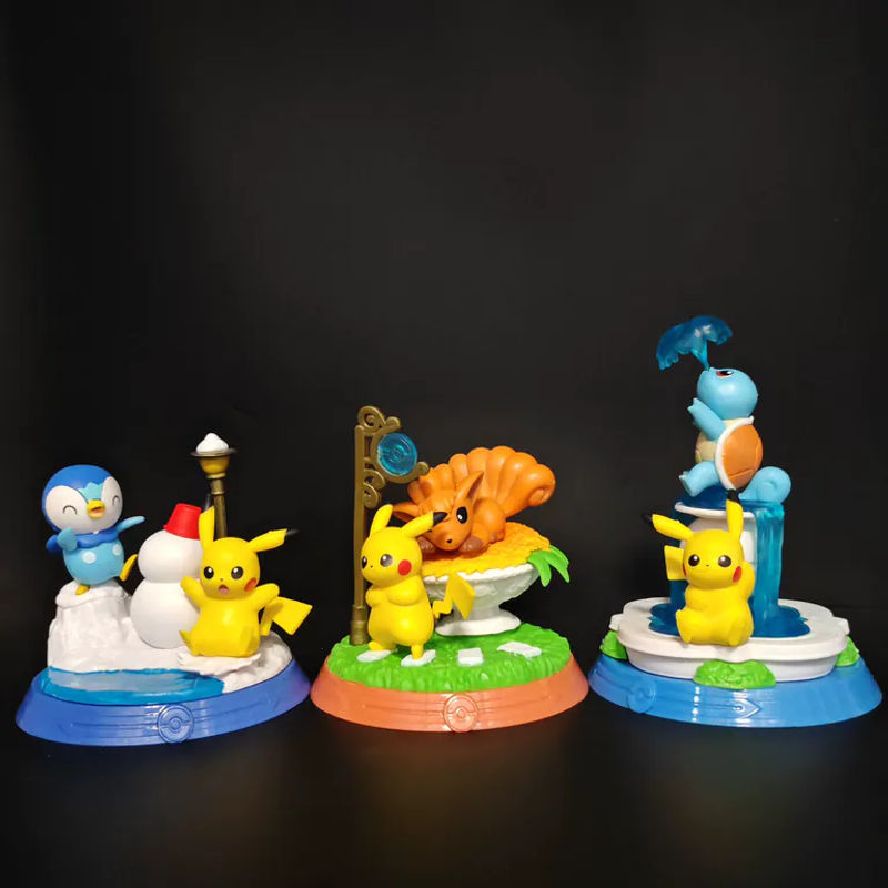TAKARA TOMY Pokémon Pikachu 30. Jubiläum Gedenk-Edition Blind Box Dekoration mehrfarbig - Bild 4