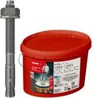 Fischer Bolzenanker FAZ II Plus 12/10 R aus Edelstahl in Silber, 85 Stück - Bild 1