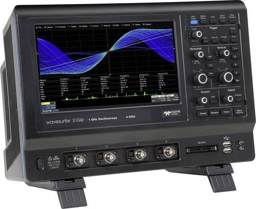 Teledyne LeCroy WAVESURFER 3104Z Digital-Oszilloskop in Schwarz mit 1GHz Bandbreite, 2 GSa/s Abtastrate und 10 Mpts Digital-Speicher - Bild 1