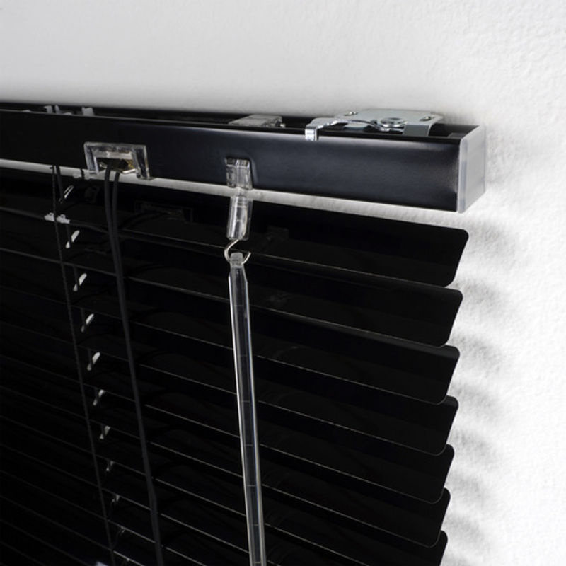 LIEDECO Aluminium-Jalousie in Schwarz mit 25 mm Lamellenbreite, B: 60 cm, H: 220 cm - Bild 3