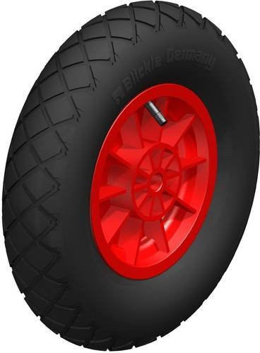 Blickle Rad-Luftreifen PK 402/20-75G-ROT in Rot mit einem Rad-Durchmesser von 400 mm und einer Tragfähigkeit von 250 kg - Bild 1
