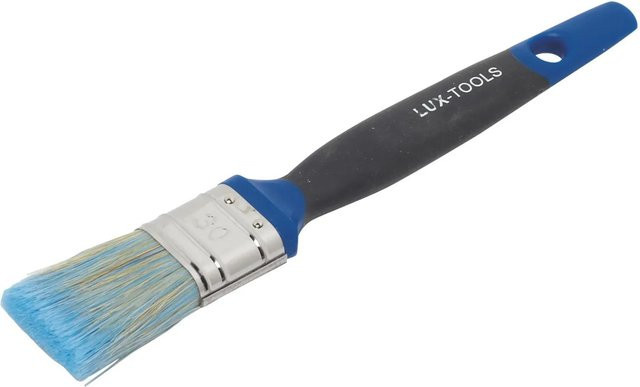 LUX-TOOLS Flachpinsel Soft Grip Universal Lackpinsel Blau, Breite: 30 mm - Bild 1