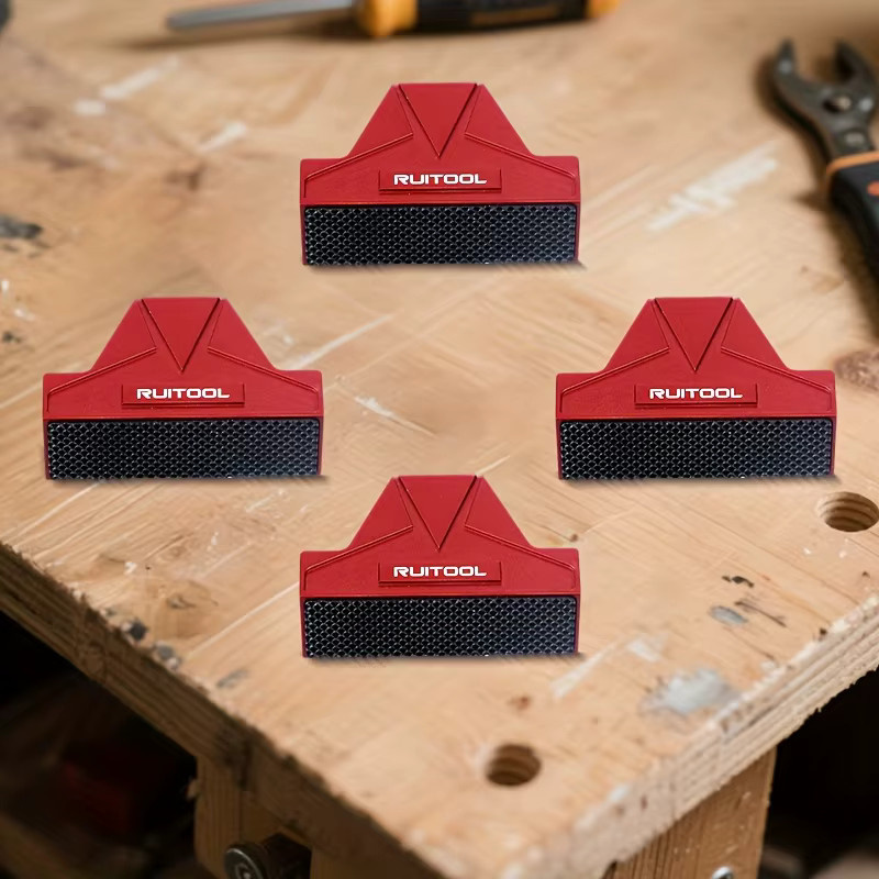 RUITOOL Werkbankstopper aus Aluminiumlegierung in Rot, 20mm MFT-Tischzubehör für die Holzbearbeitung und Positionierung - Bild 6