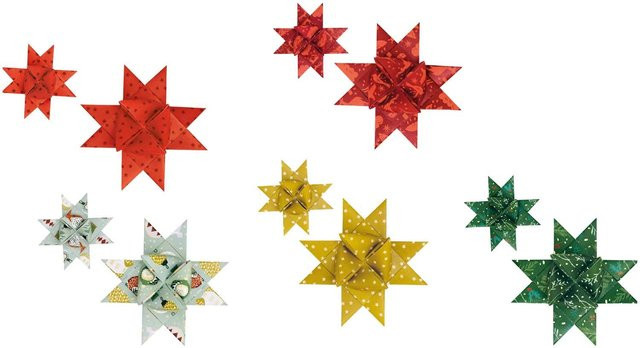 Rico Design Paper Poetry Fröbelstreifen Nostalgic Christmas classic, Mehrfarbig, 40 Stück - Bild 1