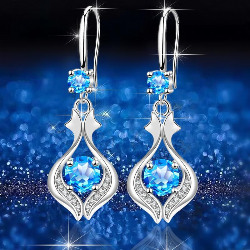 Ohrringe 925 Silber, Zirkonia, Damen - Bild 2
