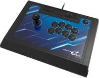 HORI Fighting Stick Alpha Joystick für PlayStation und PC in Schwarz und Blau - Bild 1