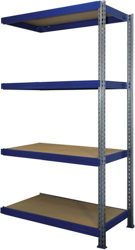 SZAGATO Weitspannregal aus Stahl mit 4 Böden, Blau, B/H/T: 160 x 240 x 80 cm - Bild 1