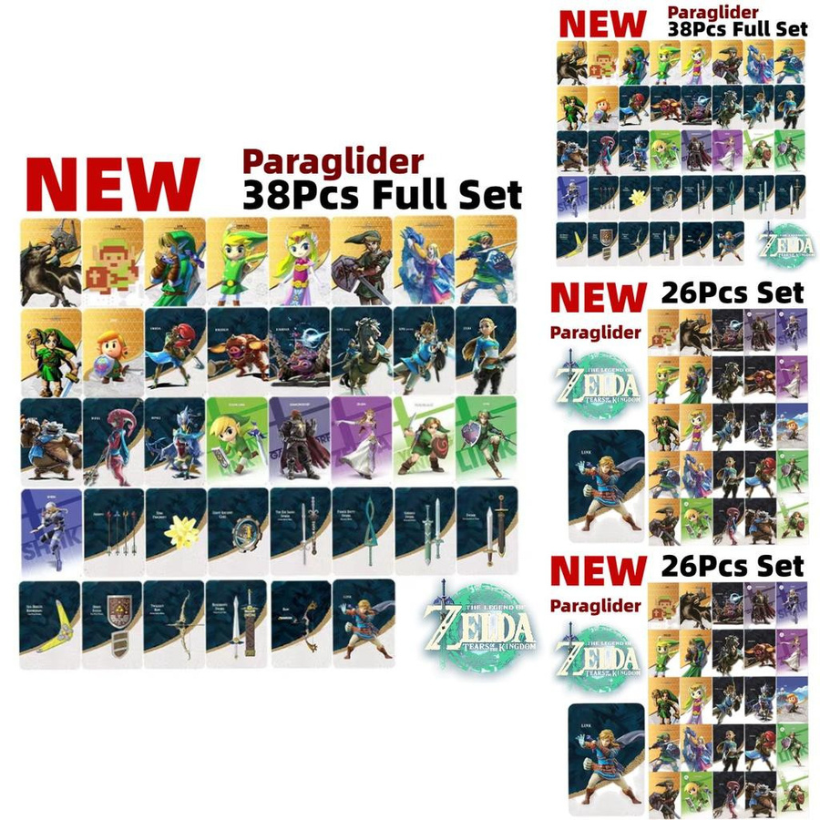 Nintendo The Legend of Zelda Amiibo Karten Bunt / Mehrfarbig Set - Bild 3