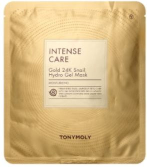 TONYMOLY Intense Care Gold 24K Schnecken Hydro-Gel Maske, Set aus 6 Bögen, mit Hyaluronsäure - Bild 1