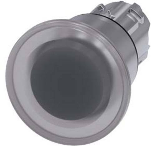 Siemens Pilzdrucktaster 3SU1051-1BA70-0AA0 in Grau und Transparent mit IP66 Schutzart - Bild 1