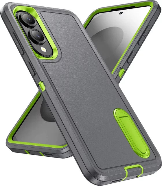Otter Case Box Ständer Halter Handyhülle für Samsung Galaxy S25 Edge, S24, S23 FE und S22 Plus Ultra, stoßfeste Schutzhülle in Blau und Grau - Bild 1