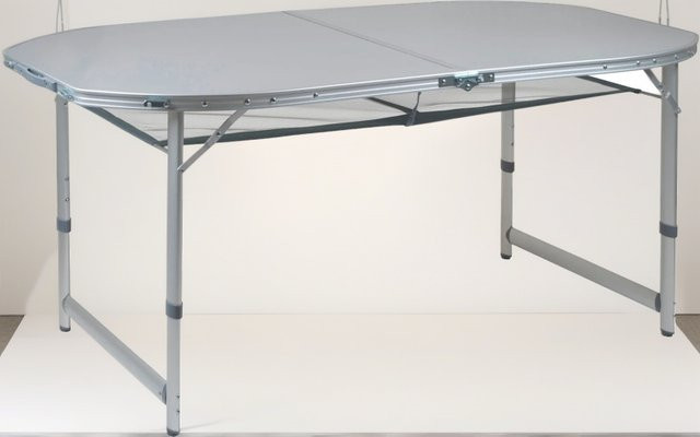Bo-Camp Aluminium Campingtisch Premium höhenverstellbar silber B: 120 cm, T: 80 cm - Bild 1