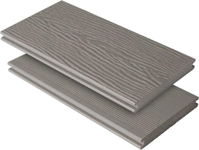 Kovalex Terrassendiele WPC Massiv Grau B: 14,5 cm, H: 2 cm, L: 300 cm - Bild 1