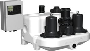 Grundfos Hebeanlage Multilift MD 15.1.4 in Weiß, 1,6 kW, DN100 - Bild 1