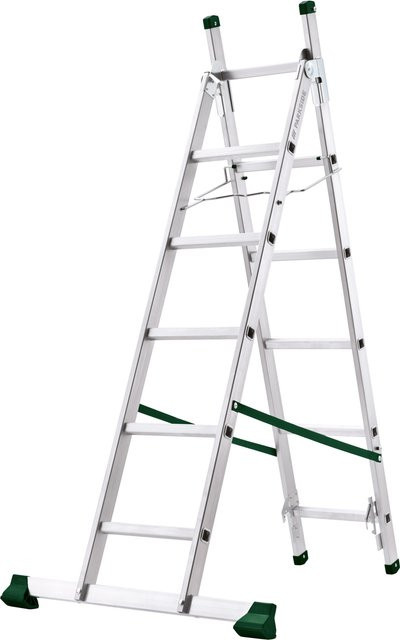 Parkside Multifunktionsleiter aus Aluminium mit einer maximalen Arbeitshöhe von 3,52 m - Bild 1