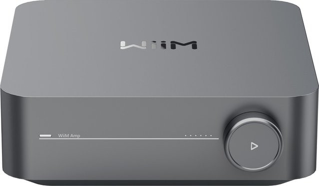 WiiM Amp Streaming-Vollverstärker in Grau mit HDMI, Optisch und USB - Bild 1