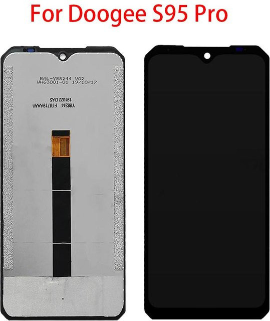 Doogee S95 Pro LCD-Bildschirm Ersatz mit Touchscreen Digitizer Vollversammlung in Schwarz - Bild 1
