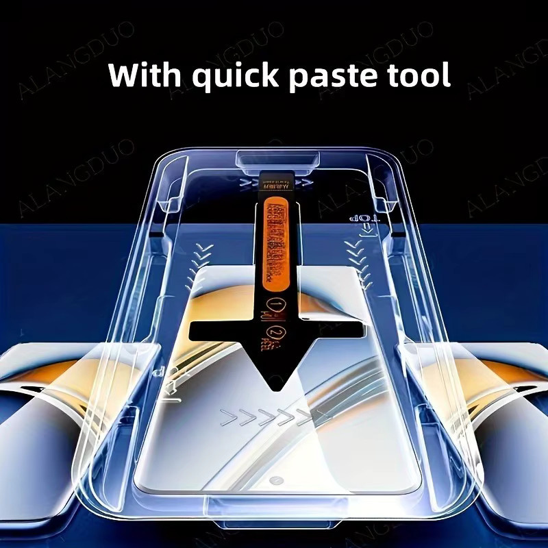 9H HD gehärtetes Glas Displayschutzfolie für OPPO Realme 14 13 12 11 Pro Plus, transparent, vollständige Abdeckung und Anti-Kratz-Schutz - Bild 2
