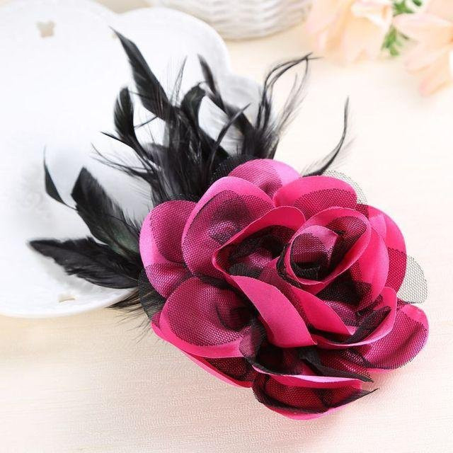 I-Remiel Anstecknadel Stoffblume, Brosche, Unisex - Bild 1