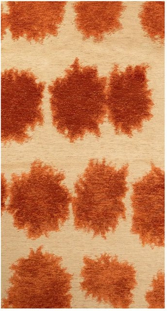 Lola&Moi Teppich Bellini Rot mit abstraktem Muster, B/T: 80 x 150 cm - Bild 1