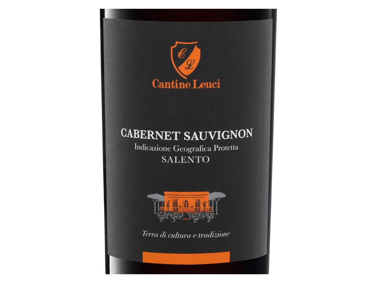 Cantine Leuci Cabernet Sauvignon Salento IGP, trocken, Rotwein, 2023, 0,75 l - Bild 2