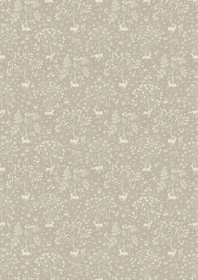 Lewis & Wood Tapete Voysey Park in Beige mit floralem Art Nouveau Design und botanischem Motiv - Bild 1