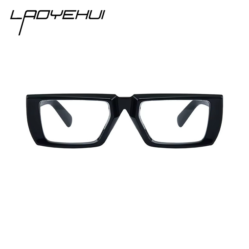 LAO YE HUI Korrektionsbrille, Unisex, Vollrand, Square, Kunststoff, Black - Bild 4